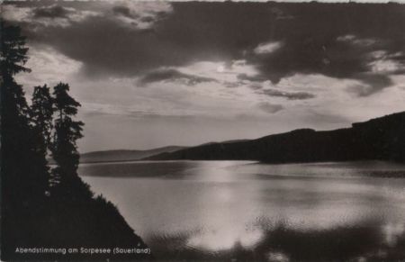 Sorpesee - Abendstimmung - 1960 Sorpesee - Abendstimmung - 1960