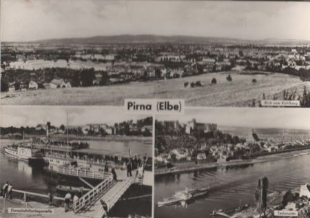 Pirna - u.a. Blick vom Kohlberg - 1968 Pirna - u.a. Blick vom Kohlberg - 1968
