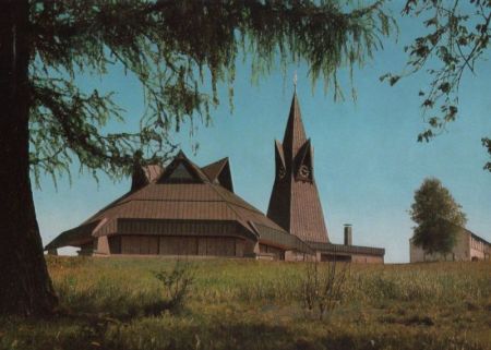 Buchbach - Kath. Pfarrkirche - ca. 1975 Buchbach - Kath. Pfarrkirche - ca. 1975