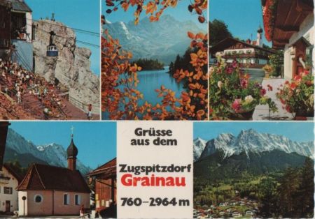 Grainau - u.a. oberbayerisches Bauernhaus - ca. 1985 Grainau - u.a. oberbayerisches Bauernhaus - ca. 1985