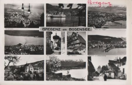 Österreich - Bregenz - u.a. Blick gegen Lochau - 1960 Österreich - Bregenz - u.a. Blick gegen Lochau - 1960