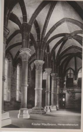 Maulbronn - Kloster, Herrenrefektorium - ca. 1955 Maulbronn - Kloster, Herrenrefektorium - ca. 1955
