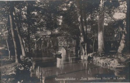 Lübbenau-Lehde - Zum fröhlichen Hecht - ca. 1950 Lübbenau-Lehde - Zum fröhlichen Hecht - ca. 1950