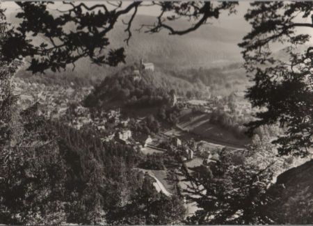 Schwarzburg - vom Trippstein - 1972 Schwarzburg - vom Trippstein - 1972