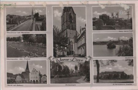 Werne - u.a. Warmquellen-Sole-Freibad - 1952 Werne - u.a. Warmquellen-Sole-Freibad - 1952