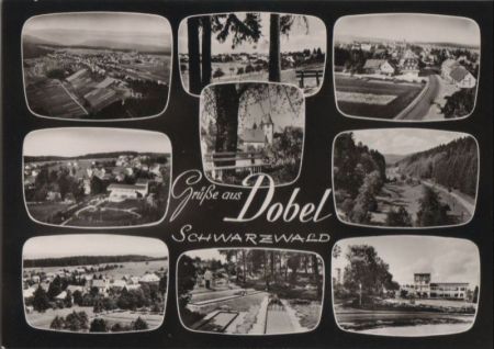 Dobel - 9 Teilbilder - ca. 1960 Dobel - 9 Teilbilder - ca. 1960