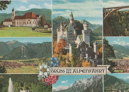 Schwangau - Alpen u.a. Neuschwanstein - ca. 1975 Schwangau - Alpen u.a. Neuschwanstein - ca. 1975