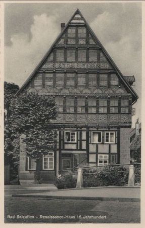 Bad Salzuflen - Renaissance-Haus - ca. 1955 Bad Salzuflen - Renaissance-Haus - ca. 1955
