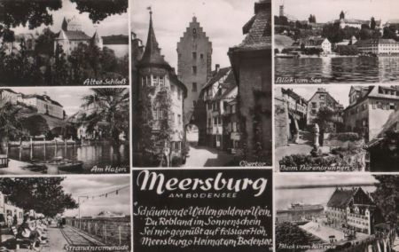 Meersburg - u.a. Strandpromenade - ca. 1960 Meersburg - u.a. Strandpromenade - ca. 1960