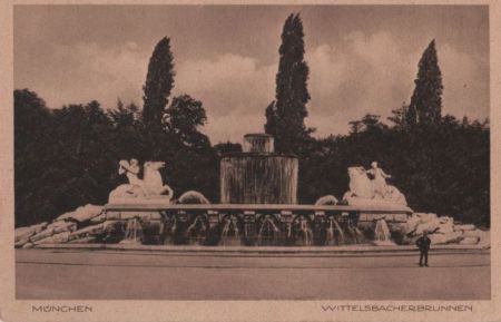 München - Wittelsbacherbrunnen - 1939 München - Wittelsbacherbrunnen - 1939
