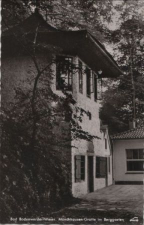 Bodenwerder - Münchhausen-Grotte im Berggarten - ca. 1960 Bodenwerder - Münchhausen-Grotte im Berggarten - ca. 1960