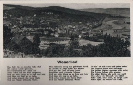 Vlotho - mit Weserlied - 1957 Vlotho - mit Weserlied - 1957