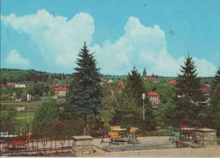 Friedrichsbrunn - Blick von der Terrasse des Sanatoriums - 1981 Friedrichsbrunn - Blick von der Terrasse des Sanatoriums - 1981