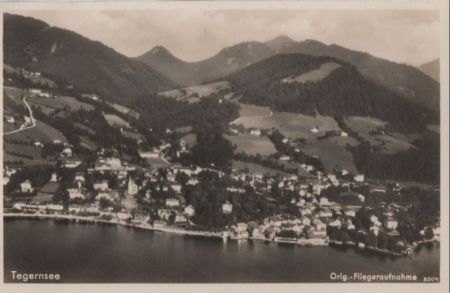 Tegernsee - Fliegeraufnahme - ca. 1950 Tegernsee - Fliegeraufnahme - ca. 1950