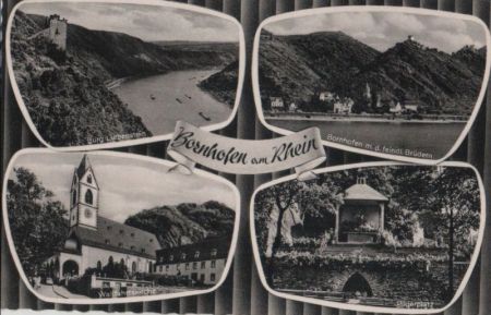 Bornhofen - u.a. Burg Liebenstein - 1951 Bornhofen - u.a. Burg Liebenstein - 1951