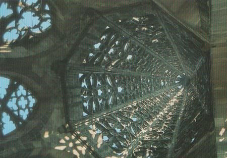 Freiburg - Blick in den Turmhelm - 2003 Freiburg - Blick in den Turmhelm - 2003