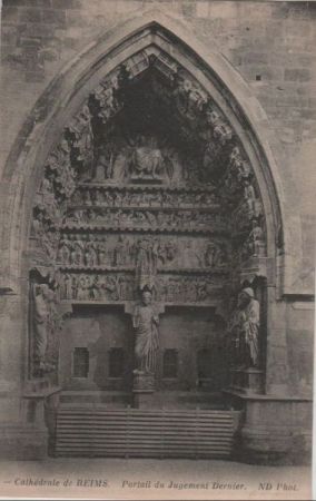 Frankreich - Reims - Portail du Jugement Dernier - ca. 1935 Frankreich - Reims - Portail du Jugement Dernier - ca. 1935