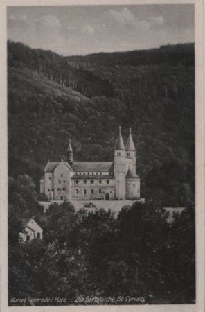 Gernrode - Die Stiftskirche St. Cyriaci - 1952 Gernrode - Die Stiftskirche St. Cyriaci - 1952