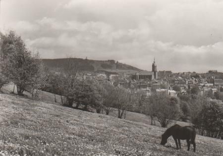 Annaberg-Buchholz - Blick zum Pöhlberg - 1975 Annaberg-Buchholz - Blick zum Pöhlberg - 1975