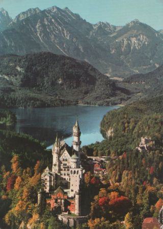 Schwangau Neuschwanstein - mit Alpsee - 1976 Schwangau Neuschwanstein - mit Alpsee - 1976