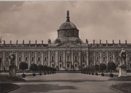 Potsdam - Sanssouci, Neues Palais - 1958 Potsdam - Sanssouci, Neues Palais - 1958