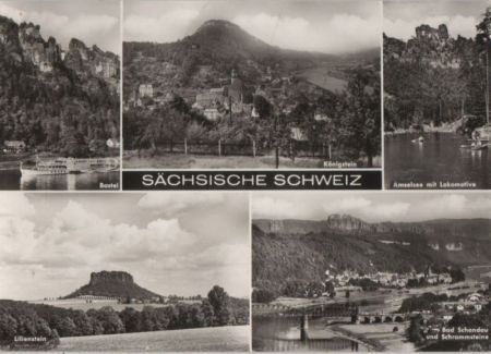 Sächsische Schweiz - 1972u.a. Lilienstein - 1972 Sächsische Schweiz - 1972u.a. Lilienstein - 1972