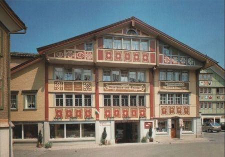 Schweiz - Appenzell - Restaurant Traube in der Marktgasse - ca. 1980 Schweiz - Appenzell - Restaurant Traube in der Marktgasse - ca. 1980