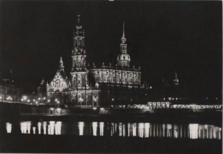 Dresden - Kath. Probsteikirche und Schloß - 1973 Dresden - Kath. Probsteikirche und Schloß - 1973