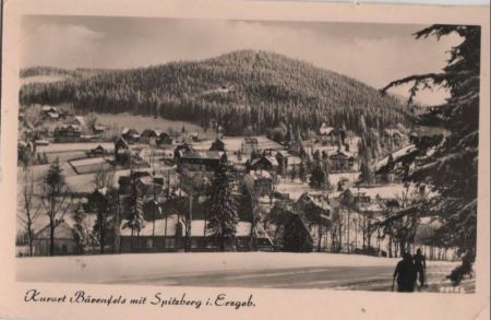 Altenberg-Bärenfels - mit Spitzberg - 1959 Altenberg-Bärenfels - mit Spitzberg - 1959