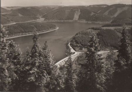 Hohenwarte-Stausee - Blick von Klinkhardts-Höhe - 1971 Hohenwarte-Stausee - Blick von Klinkhardts-Höhe - 1971