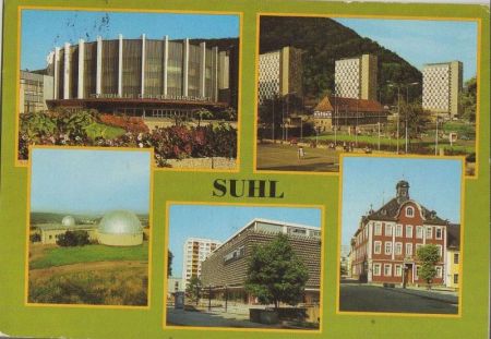Suhl - u.a. Stadthalle - 1982 Suhl - u.a. Stadthalle - 1982