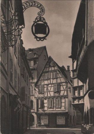 Frankreich - Colmar - La rue Merciere - ca. 1955 Frankreich - Colmar - La rue Merciere - ca. 1955