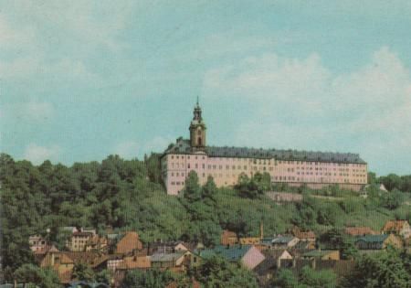 Rudolstadt - Blick zur Heidecksburg - 1967 Rudolstadt - Blick zur Heidecksburg - 1967
