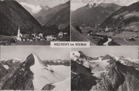 Österreich - Neustift - 4 Teilbilder - 1955 Österreich - Neustift - 4 Teilbilder - 1955