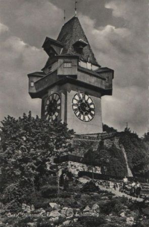 Österreich - Graz - Uhrturm - 1962 Österreich - Graz - Uhrturm - 1962