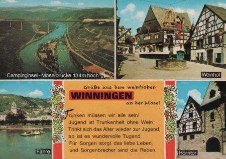 Winningen - u.a. Campinginsel - 1973 Winningen - u.a. Campinginsel - 1973