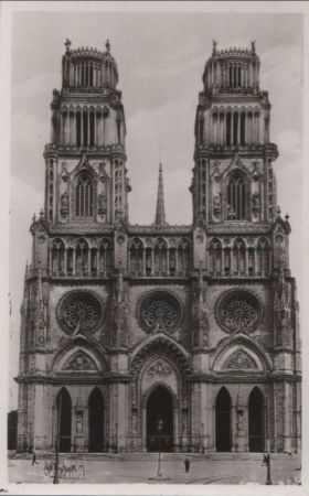 Frankreich - Orleans - La Cathedrale - ca. 1950 Frankreich - Orleans - La Cathedrale - ca. 1950