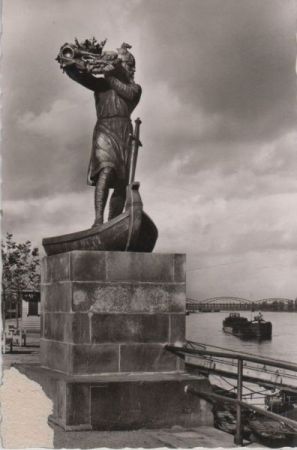 Worms - Hagendenkmal - 1957 Worms - Hagendenkmal - 1957