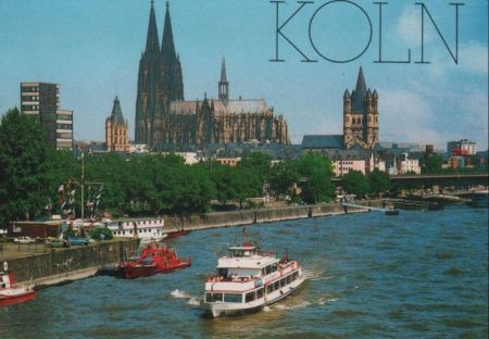 Köln - Heumarkt mit Dom - ca. 1985 Köln - Heumarkt mit Dom - ca. 1985