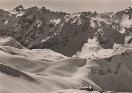 Oberstdorf - Nebelhorn - Ausblick - 1955 Oberstdorf - Nebelhorn - Ausblick - 1955