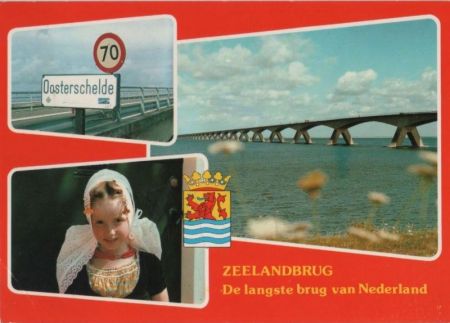Niederlande - Zeelandbrug - De langste brug van Nederland - 1989 Niederlande - Zeelandbrug - De langste brug van Nederland - 1989