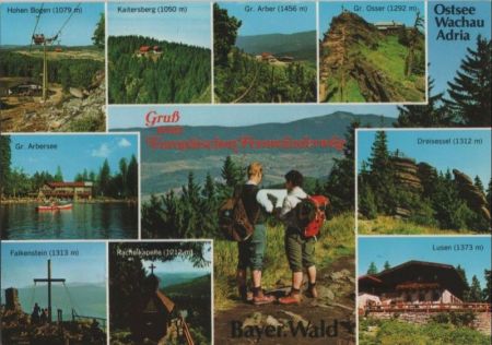 Bayerischer Wald - Europäischer Fernwanderweg - ca. 1985 Bayerischer Wald - Europäischer Fernwanderweg - ca. 1985