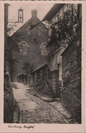Eisenach - Wartburg, Burghof - ca. 1950 Eisenach - Wartburg, Burghof - ca. 1950