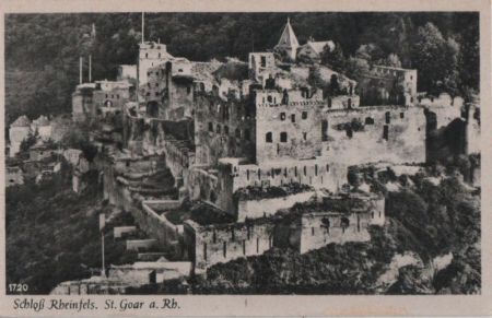 St. Goar - Schloß Rheinfels - ca. 1950 St. Goar - Schloß Rheinfels - ca. 1950