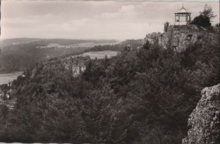 Gößweinstein - Blick von der Richard Wagnershöhe - ca. 1960 Gößweinstein - Blick von der Richard Wagnershöhe - ca. 1960