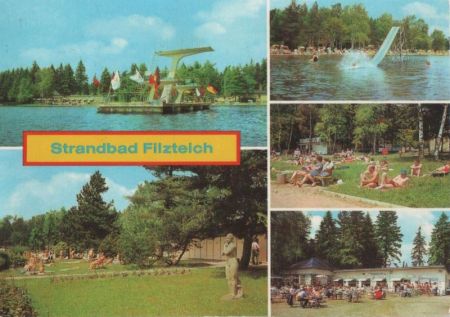 Schneeberg - Strandbad Filzteich - ca. 1985 Schneeberg - Strandbad Filzteich - ca. 1985