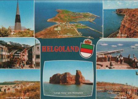 Helgoland - u.a. Terrasse am Falm - ca. 1980 Helgoland - u.a. Terrasse am Falm - ca. 1980