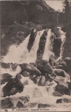 Frankreich - Cauterets - Cascades de Lutour - ca. 1950 Frankreich - Cauterets - Cascades de Lutour - ca. 1950
