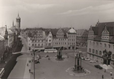 Wittenberg - Marktplatz - 1981 Wittenberg - Marktplatz - 1981