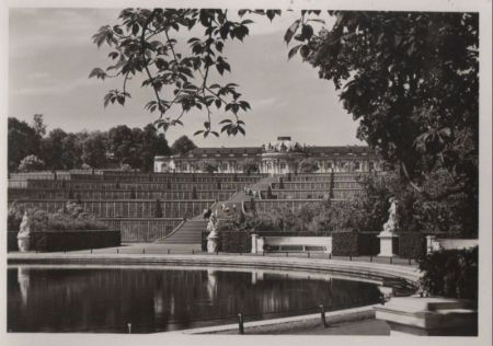 Potsdam - Sanssouci, Terrassenanlagen - ca. 1950 Potsdam - Sanssouci, Terrassenanlagen - ca. 1950